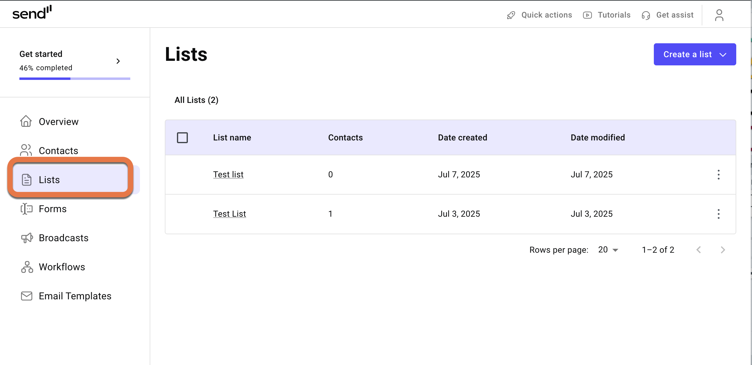 Create mailing lists 3 Screenshot 2025 07 14 at 14.42.21
