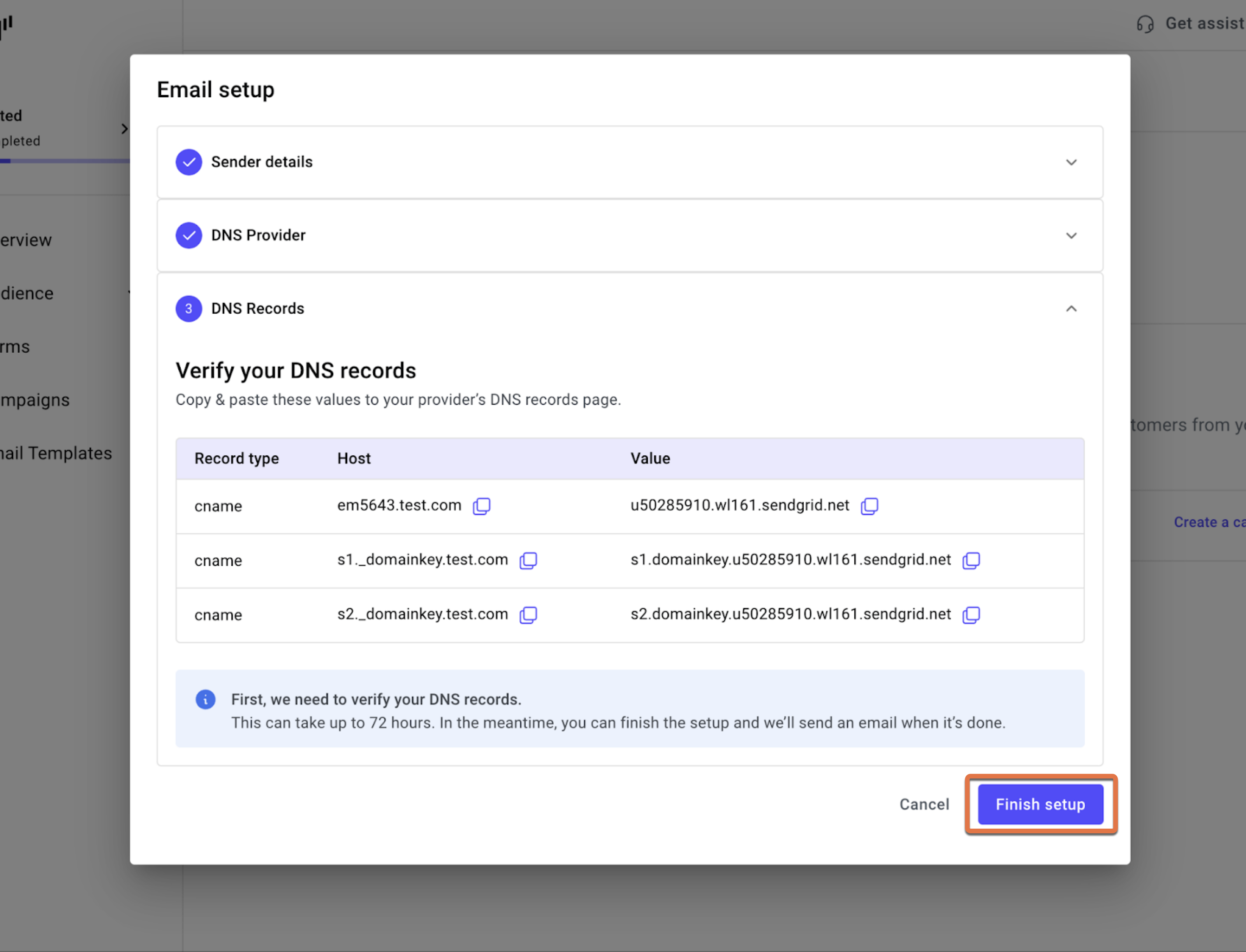 Sending emails from a custom domain 13 email setup 2